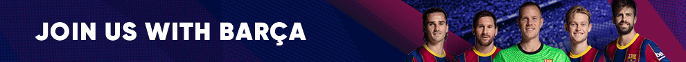 1xBet — الشريك العالمي لبرشلونة، الرمز الترويجي SHAHIDMATCH